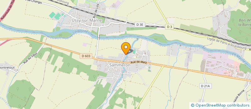 localisation de l'entreprise HORIZON TOURISME 77  SAMMERON