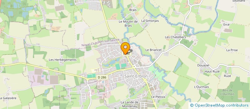 localisation de l'entreprise HORIZON TRAINING ET CONSEIL  SAINT-ERBLON