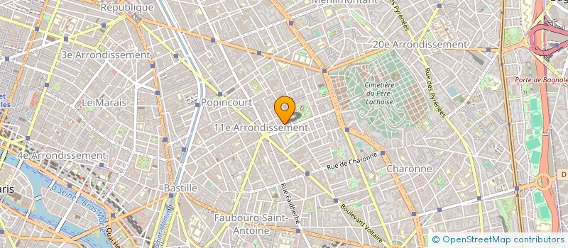 localisation de l'entreprise HORIZON TT  PARIS