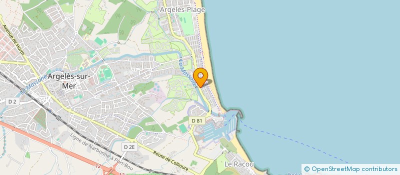 localisation de l'entreprise HORIZON VACANCES  ARGELES-SUR-MER