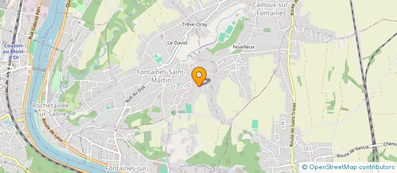 localisation de l'entreprise HORIZON VAL DE SAONE  FONTAINES-SAINT-MARTIN