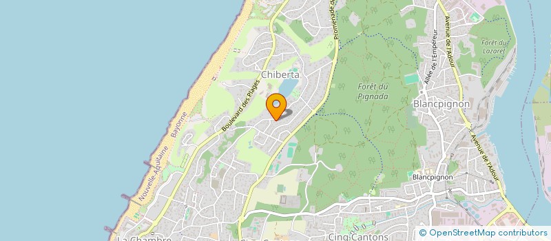 localisation de l'entreprise HORIZON VERTICAL  ANGLET