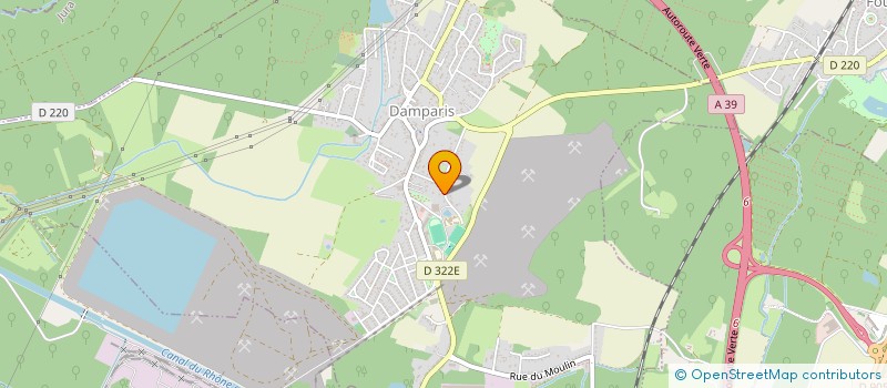 localisation de l'entreprise HORIZON VERTICAL DAMPARIS TAVAUX  CHAMPVANS