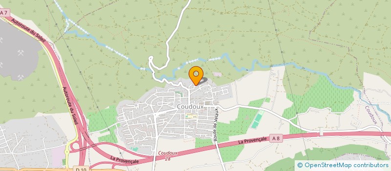 localisation de l'entreprise HORIZON YOGA  COUDOUX