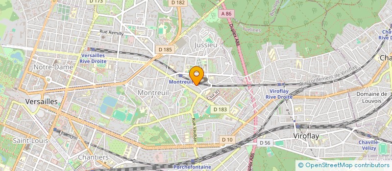 localisation de l'entreprise HORIZONE à VERSAILLES