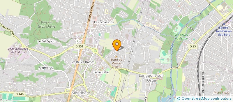localisation de l'entreprise HORIZONS 1000 à LONGPONT-SUR-ORGE