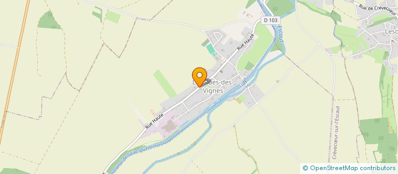 localisation de l'entreprise HORIZONS 17 à LES RUES-DES-VIGNES