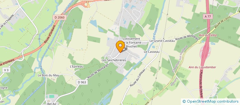 localisation de l'entreprise HORIZONS à CHEVILLON-SUR-HUILLARD