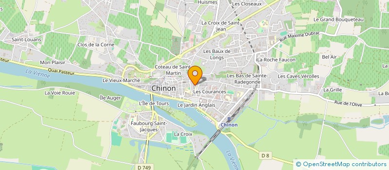 localisation de l'entreprise HORIZONS à CHINON
