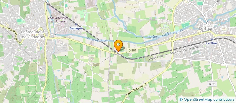 localisation de l'entreprise HORIZONS  LE THOR