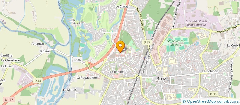 localisation de l'entreprise HORIZONS  BRUZ