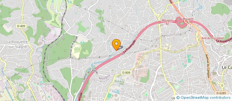 localisation de l'entreprise HORIZONS  MOUGINS