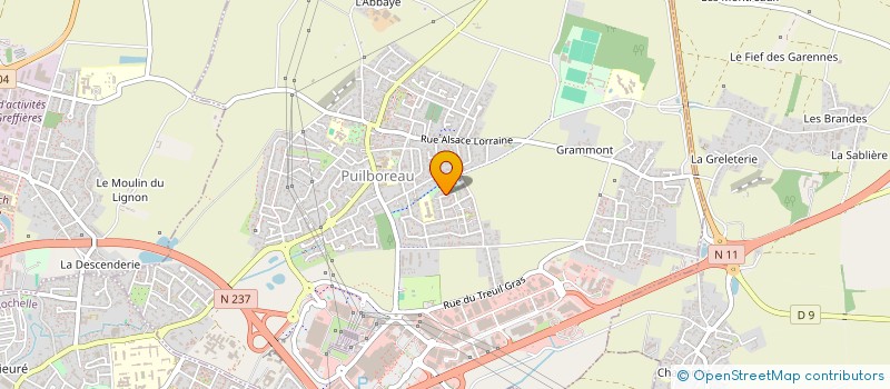 localisation de l'entreprise HORIZONS  PUILBOREAU