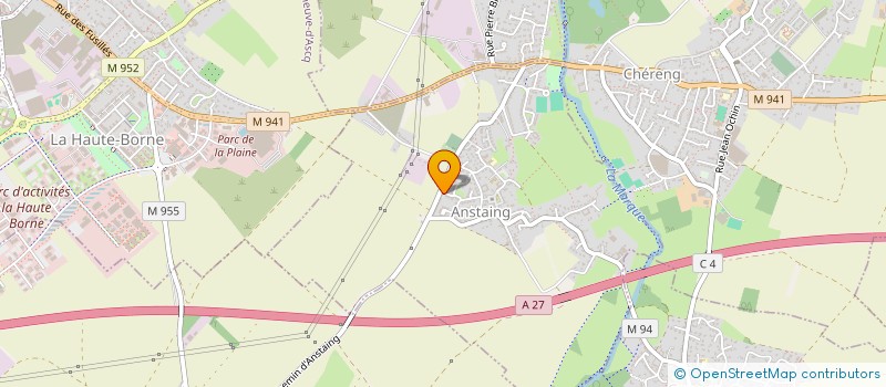 localisation de l'entreprise HORIZONS  ANSTAING