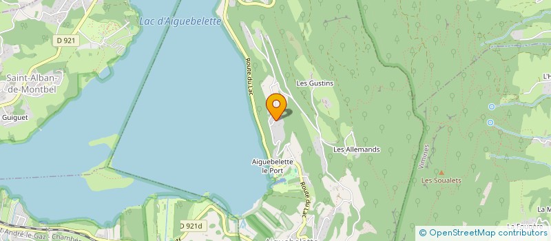 localisation de l'entreprise HORIZONS ALPINES  AIGUEBELETTE-LE-LAC