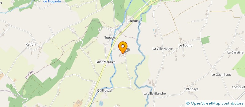 localisation de l'entreprise HORIZONS BRETONS  LE QUILLIO