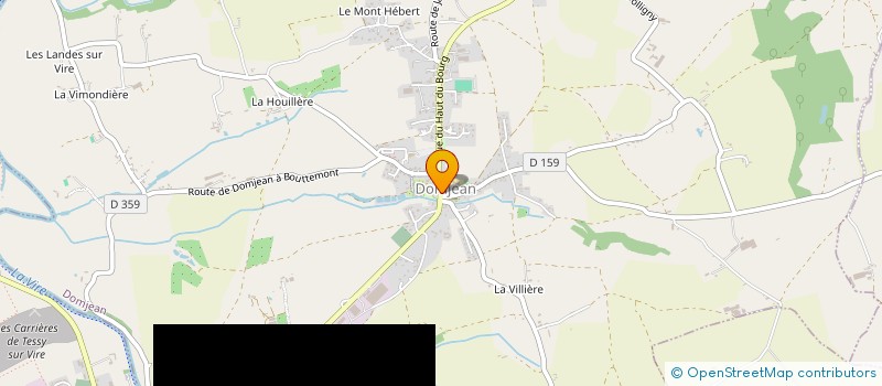 localisation de l'entreprise HORIZONS - CHOEUR DE NORMANDIE  DOMJEAN