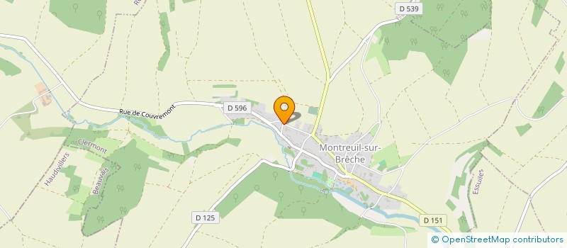 localisation de l'entreprise HORIZONS CREATION  MONTREUIL-SUR-BRECHE