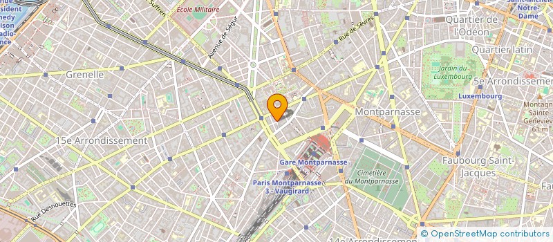 localisation de l'entreprise HORIZONS CROISES  PARIS