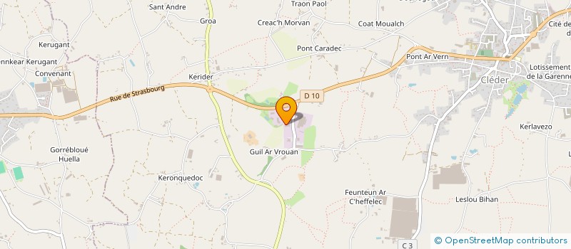 localisation de l'entreprise HORIZONS DEVELOPMENT  CLEDER