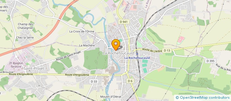 localisation de l'entreprise HORIZONS DU MONDE à LA ROCHEFOUCAULD-EN-ANGOUMOIS