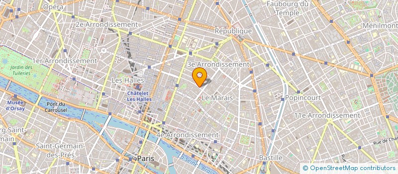 localisation de l'entreprise HORIZONS E.S.T.  PARIS