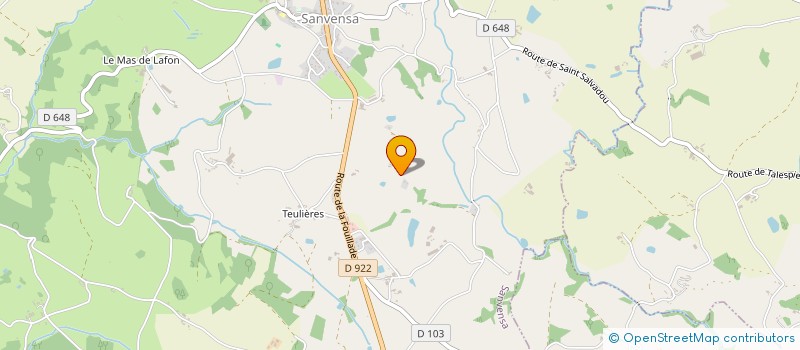 localisation de l'entreprise HORIZONS ENERGIES  LE BAS SEGALA