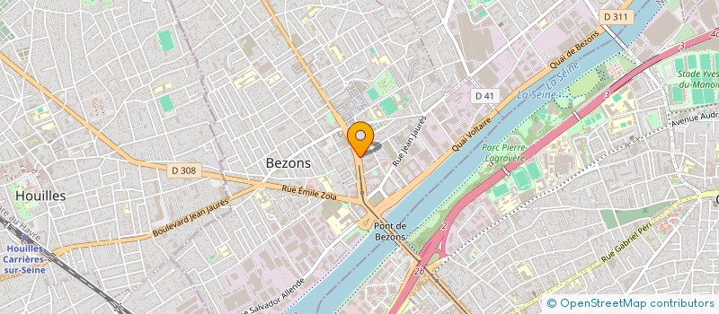 localisation de l'entreprise HORIZONS EVENTS COMPANY  BEZONS