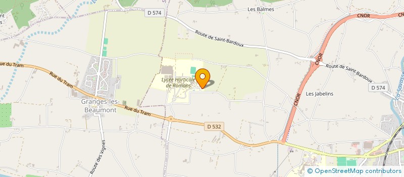 localisation de l'entreprise HORIZONS FERMIERS  ROMANS-SUR-ISERE