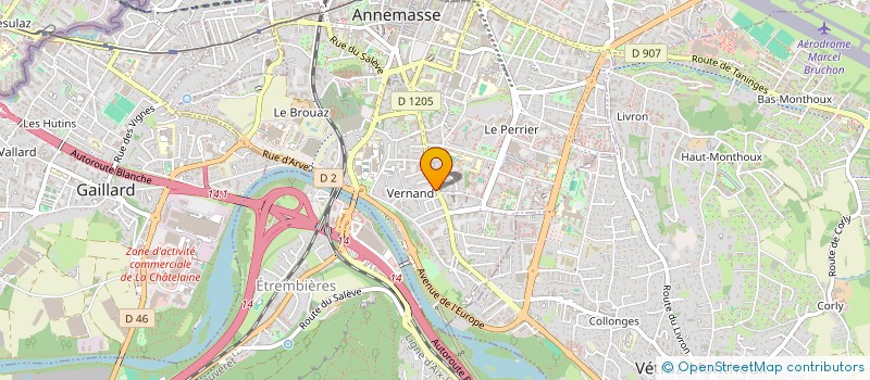 localisation de l'entreprise HORIZONS GENEVOIS  ANNEMASSE