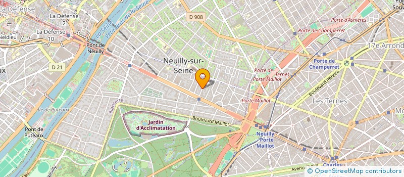 localisation de l'entreprise HORIZONS INVESTISSEMENTS à NEUILLY-SUR-SEINE