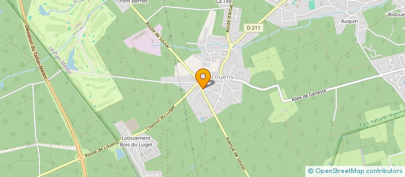 localisation de l'entreprise HORIZONS MACONNERIE  LE PIAN-MEDOC