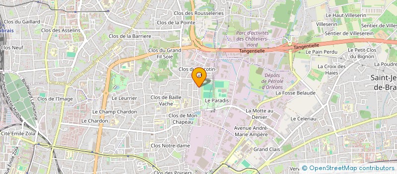 localisation de l'entreprise HORIZONS NOIRS à ORLEANS