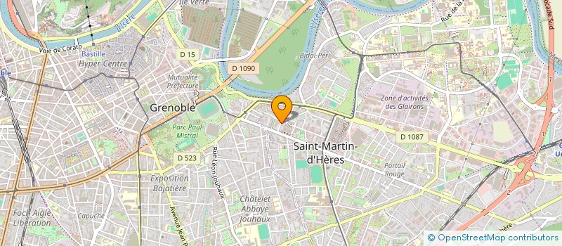 localisation de l'entreprise HORIZONS NOMADES  SAINT-MARTIN-D'HERES