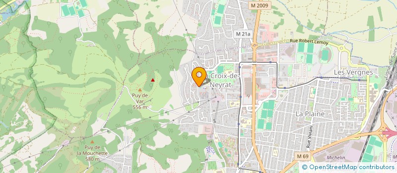 localisation de l'entreprise HORIZONS OF  CLERMONT-FERRAND