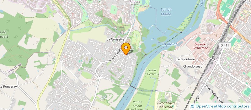 localisation de l'entreprise HORIZONS PARTAGES  BOUCHEMAINE