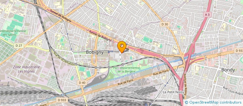 localisation de l'entreprise HORIZONS SERVICES BAT à BOBIGNY