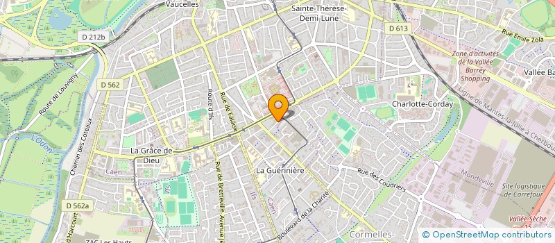 localisation de l'entreprise HORIZONS SOLIDAIRES à CAEN