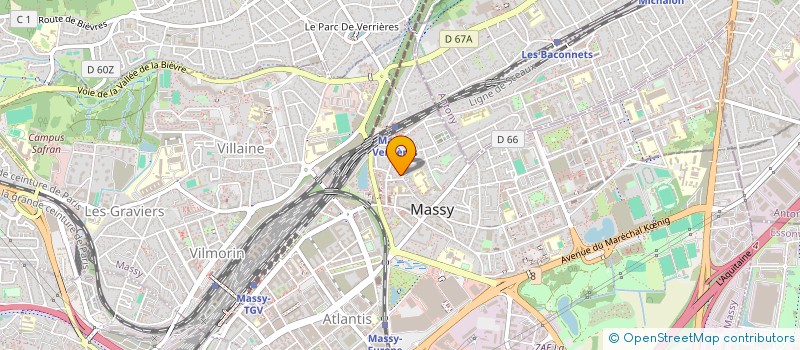 localisation de l'entreprise HORIZONS TECHNO à MASSY