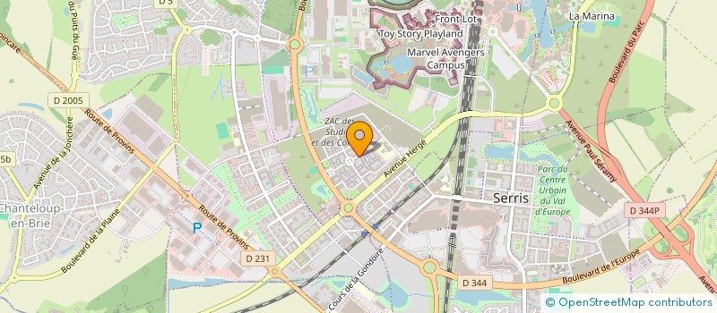 localisation de l'entreprise HORIZONS URBAINS  CHESSY