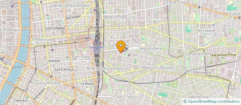 localisation de l'entreprise HORIZONS VOYAGES  LYON