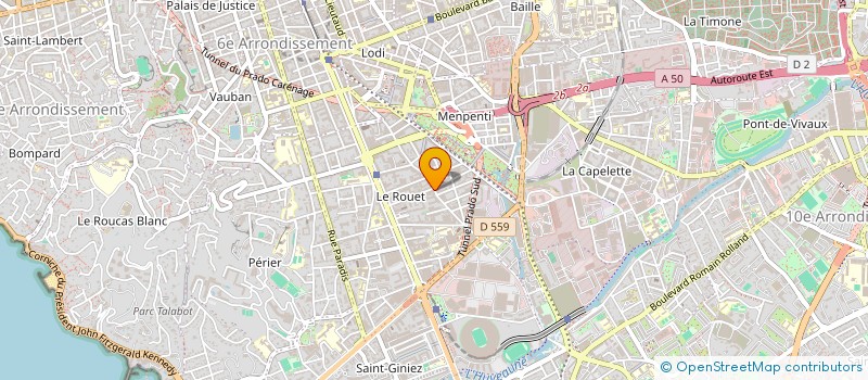 localisation de l'entreprise HORIZONS VOYAGES à MARSEILLE