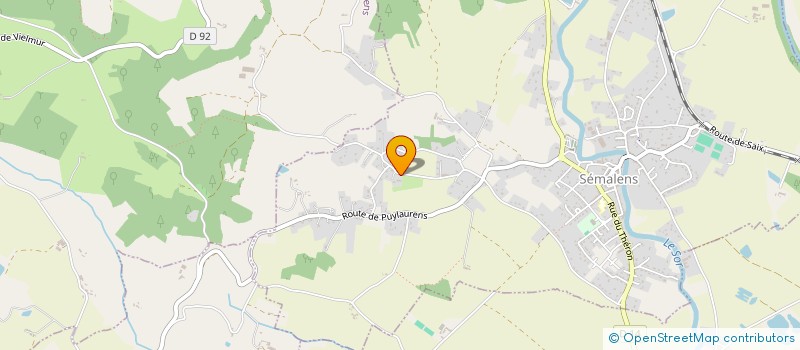 localisation de l'entreprise HORIZONTAL  SEMALENS