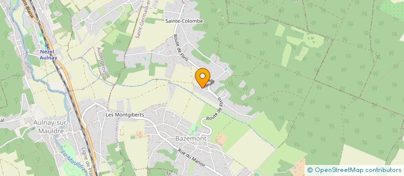 localisation de l'entreprise HORIZONTAL BLUE  BAZEMONT