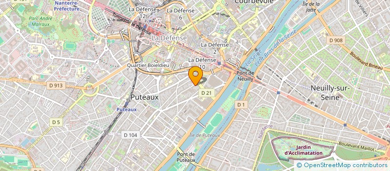 localisation de l'entreprise HORIZONTAL ENCHERE à PUTEAUX