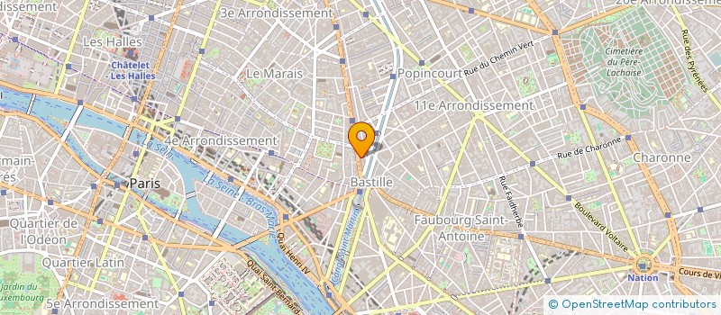 localisation de l'entreprise HORIZONTAL-VERTICAL  PARIS