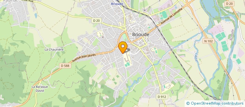 localisation de l'entreprise HORLO  BRIOUDE