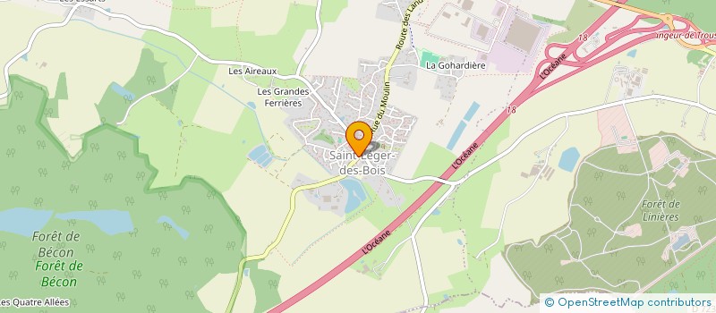 localisation de l'entreprise HORLODGE  SAINT-LEGER-DE-LINIERES