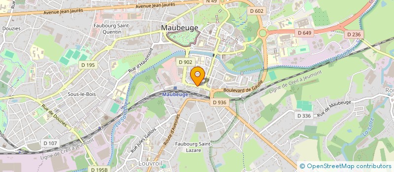 localisation de l'entreprise HORLOGE FLEURIE MAUBEUGE à MAUBEUGE