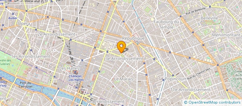 localisation de l'entreprise HORLOGEO à PARIS